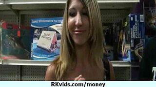 Nasty girl gets payed and tape for sex 6 porn video